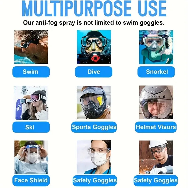 Anti-Fog Spray — For Swim Goggles & Sports Eyewear