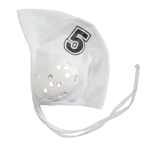 Titan HydraShield Water Polo Cap — Premium Ear Protection & Numbered Practice Hat - TitanWhite 5