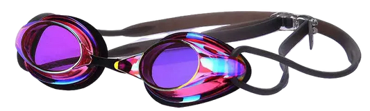 Titan Mirrored Training Goggles — UV Protection Anti-Fog - TitanBlack rose red