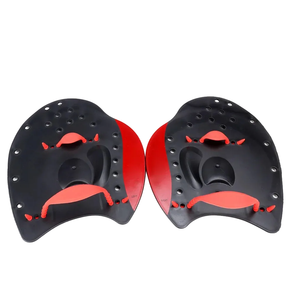 Titan Pro Swimming Hand Paddles — Adjustable Silicone Straps