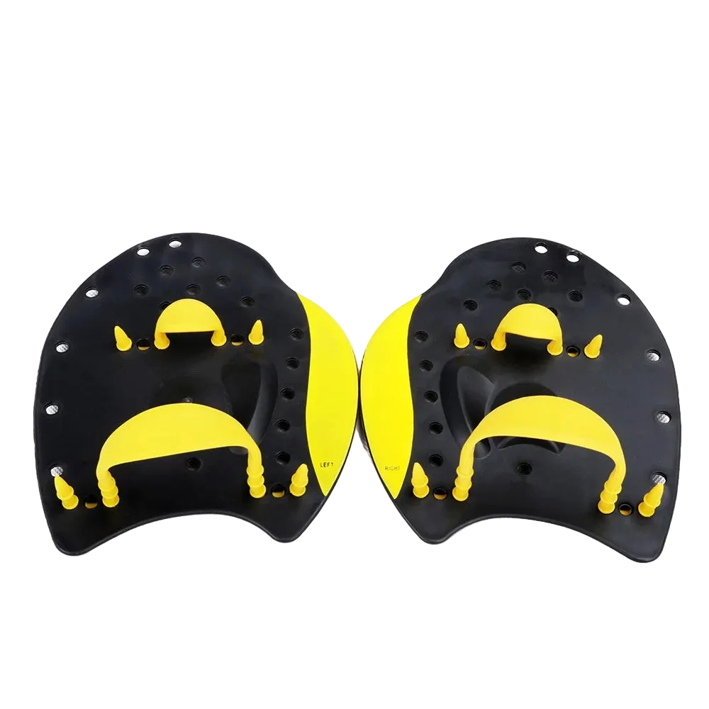 Titan Pro Swimming Hand Paddles — Adjustable Silicone Straps