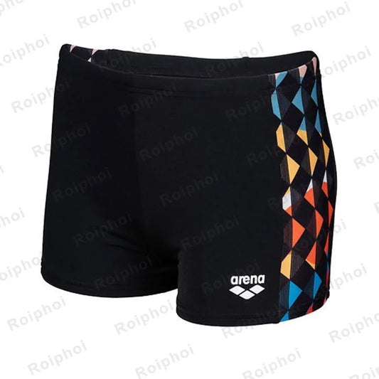 Summer Quick-dry Swimming Trunks Shorts Men Swimsuit Beach Pants Print Bathing Suit Plus Size 2023