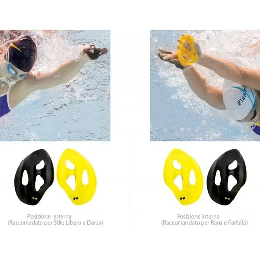 Swimming Paddles Swimming Ergonomic Paddles Professional Strokes Practice Correction Swim Training Paddle