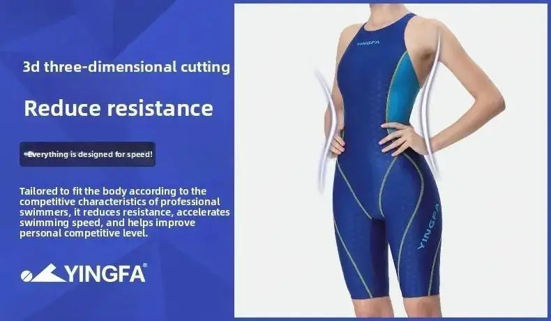 Yingfa SharkSkin Elite One-Piece — Biomimetic High-Compression Racing Swimsuit