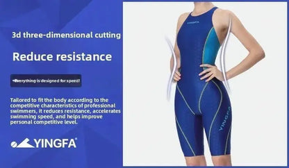 Yingfa SharkSkin Elite One-Piece — Biomimetic High-Compression Racing Swimsuit
