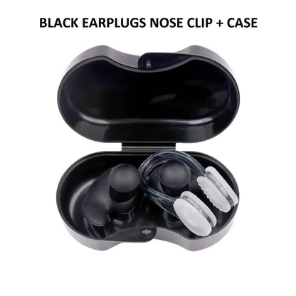 Waterproof Silicone Nose Clip And Ear Plug Set - Suitable For Swimming, Diving, And Fitness, A Must-Have For Water Activities.