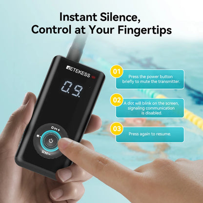 Retekess TT120 Swim Coach Microphone Transmitter