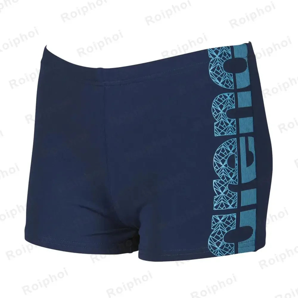 Summer Quick-dry Swimming Trunks Shorts Men Swimsuit Beach Pants Print Bathing Suit Plus Size 2023