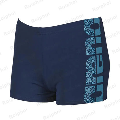 Summer Quick-dry Swimming Trunks Shorts Men Swimsuit Beach Pants Print Bathing Suit Plus Size 2023