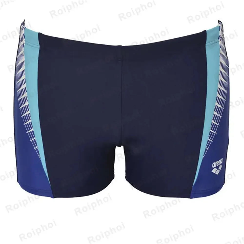 Summer Quick-dry Swimming Trunks Shorts Men Swimsuit Beach Pants Print Bathing Suit Plus Size 2023