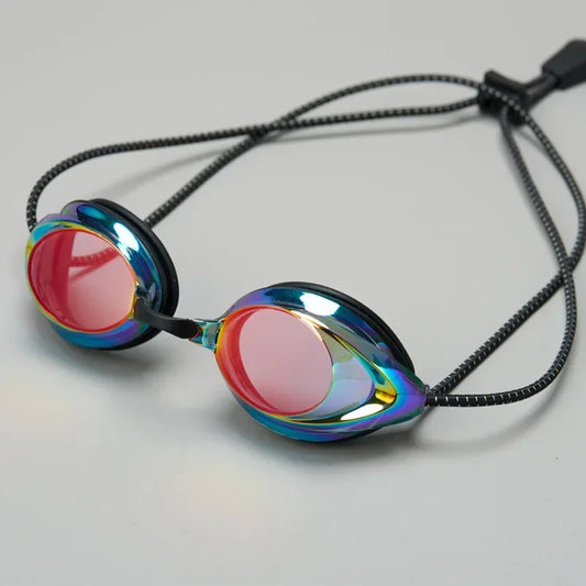 Electroplated Swim Goggles – Bright Color & Anti-Fog for Adults