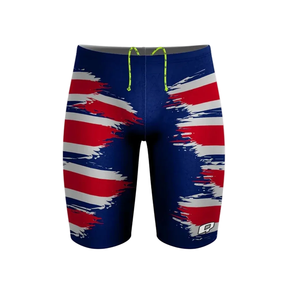 Men's Performance Training Jammer — Quick Dry Chlorine Resistant