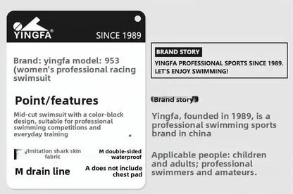 Yingfa SharkSkin Elite One-Piece — Biomimetic High-Compression Racing Swimsuit