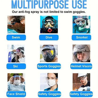 Anti-Fog Spray — For Swim Goggles & Sports Eyewear