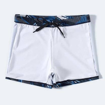 Summer Quick-dry Swimming Trunks Shorts Men Swimsuit Beach Pants Print Bathing Suit Plus Size 2023