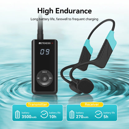Retekess TT120 Swim Coach Microphone Transmitter