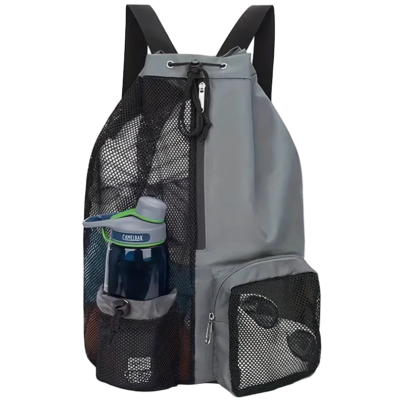 Titan Swim Bag — Mesh Drawstring Backpack with Wet Pocket