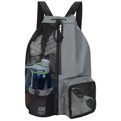 Titan Swim Bag — Mesh Drawstring Backpack with Wet Pocket