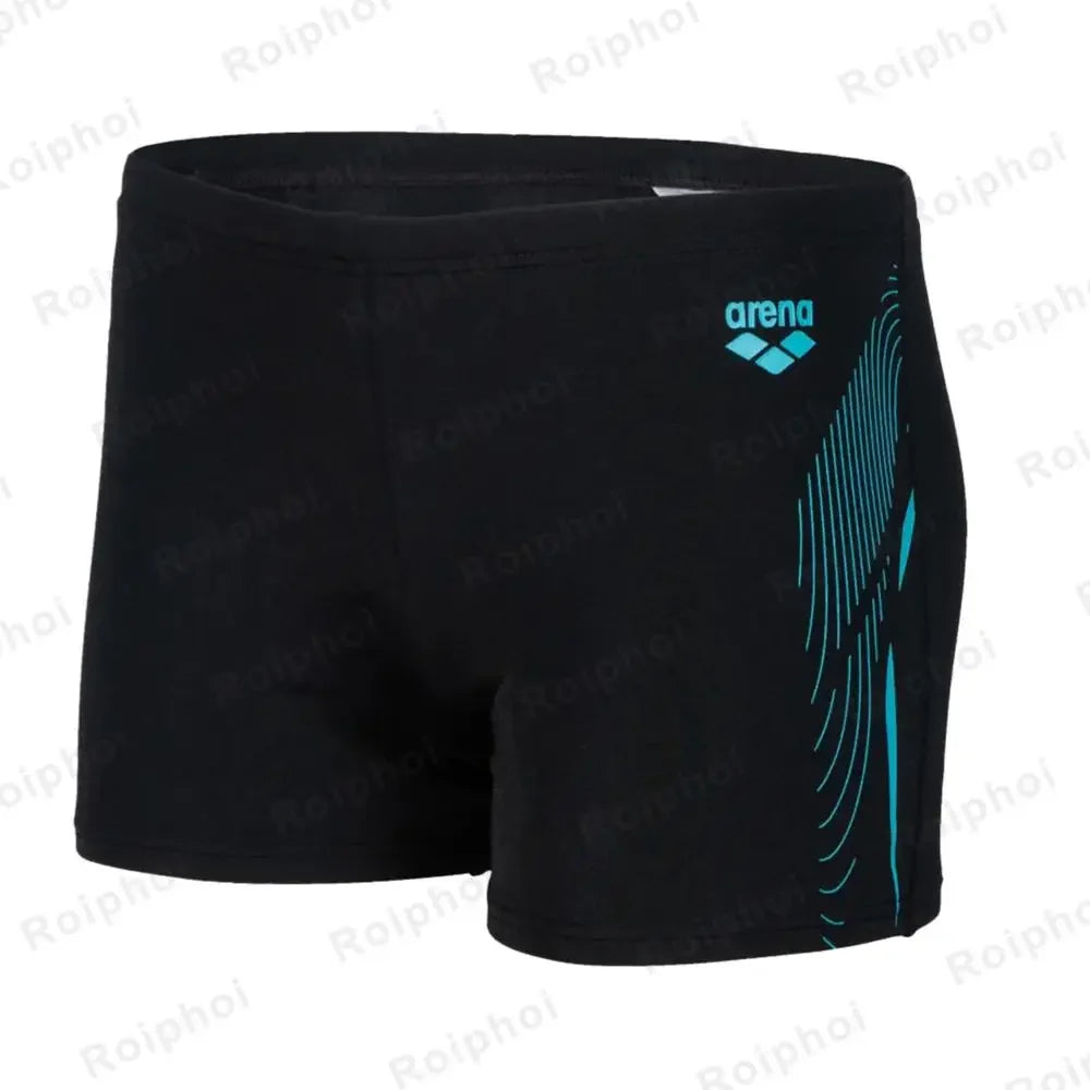 Summer Quick-dry Swimming Trunks Shorts Men Swimsuit Beach Pants Print Bathing Suit Plus Size 2023