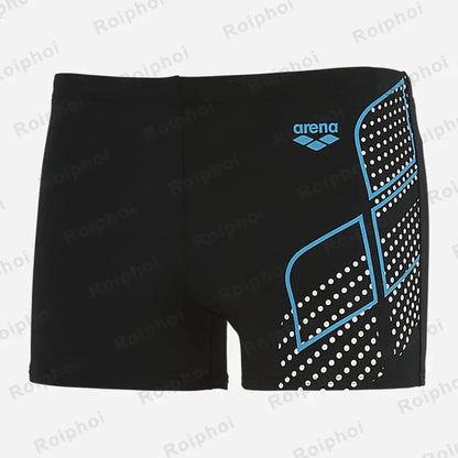 Summer Quick-dry Swimming Trunks Shorts Men Swimsuit Beach Pants Print Bathing Suit Plus Size 2023