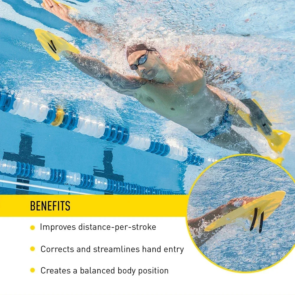 Swimming Paddles Swimming Ergonomic Paddles Professional Strokes Practice Correction Swim Training Paddle