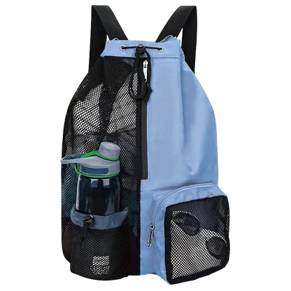 Titan Swim Bag — Mesh Drawstring Backpack with Wet Pocket