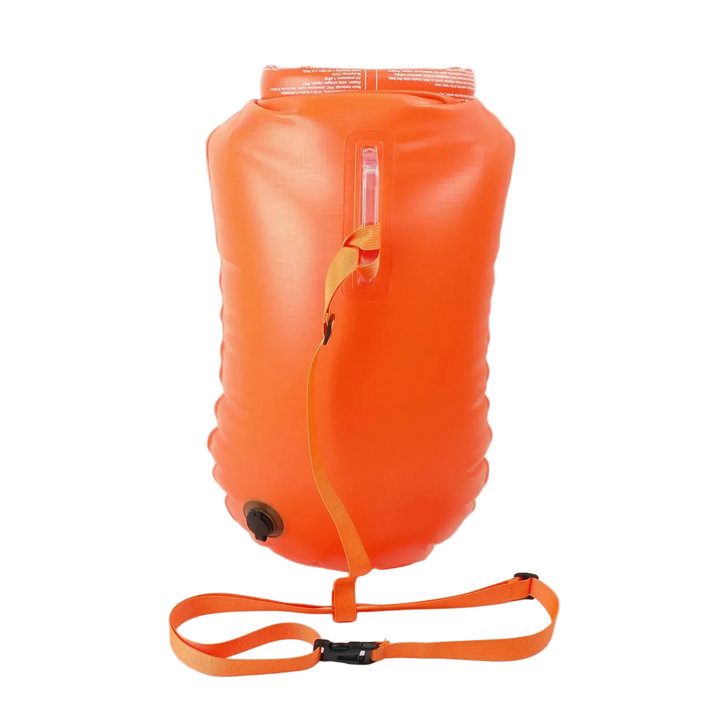 Open Water Safety Buoy — Dry Bag & Waist Belt