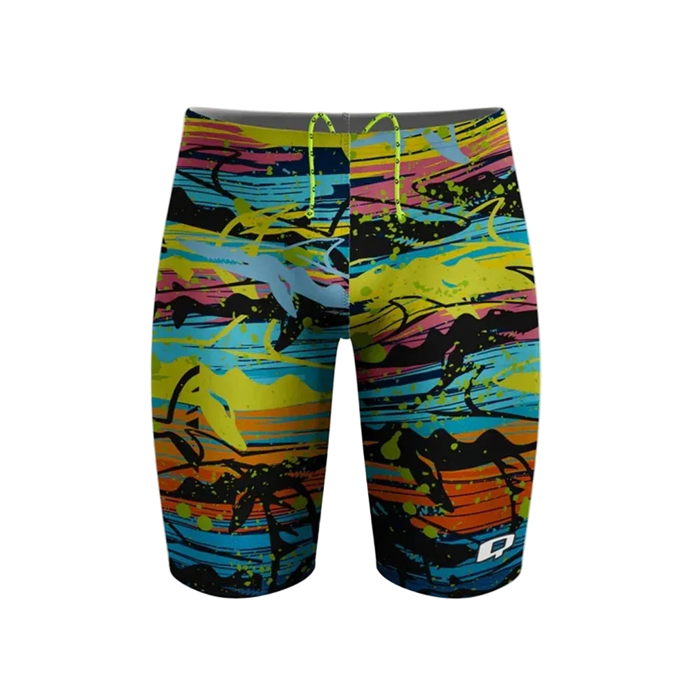 Men's Performance Training Jammer — Quick Dry Chlorine Resistant