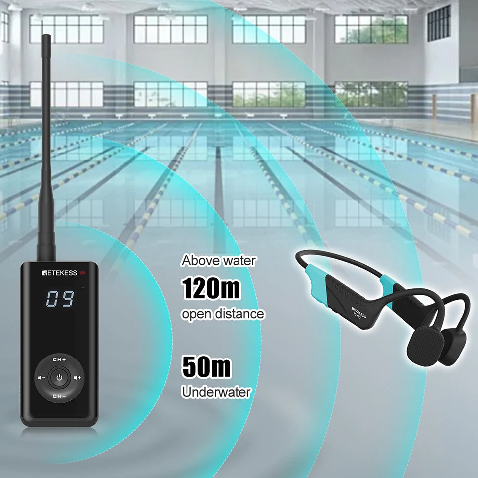 Retekess TT120 Swim Coach Microphone Transmitter