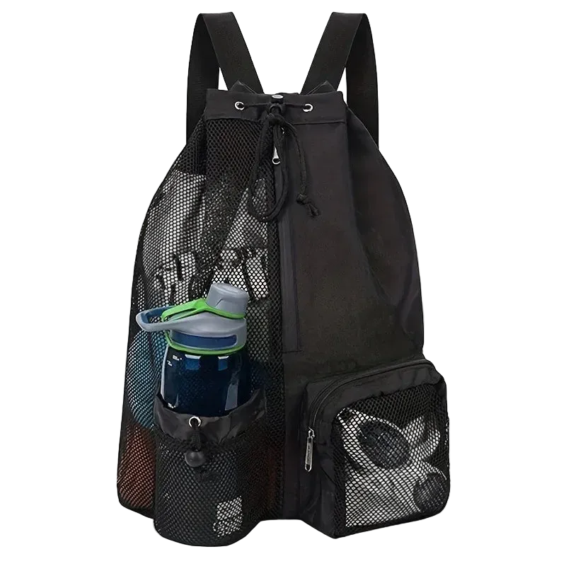 Titan Swim Bag — Mesh Drawstring Backpack with Wet Pocket