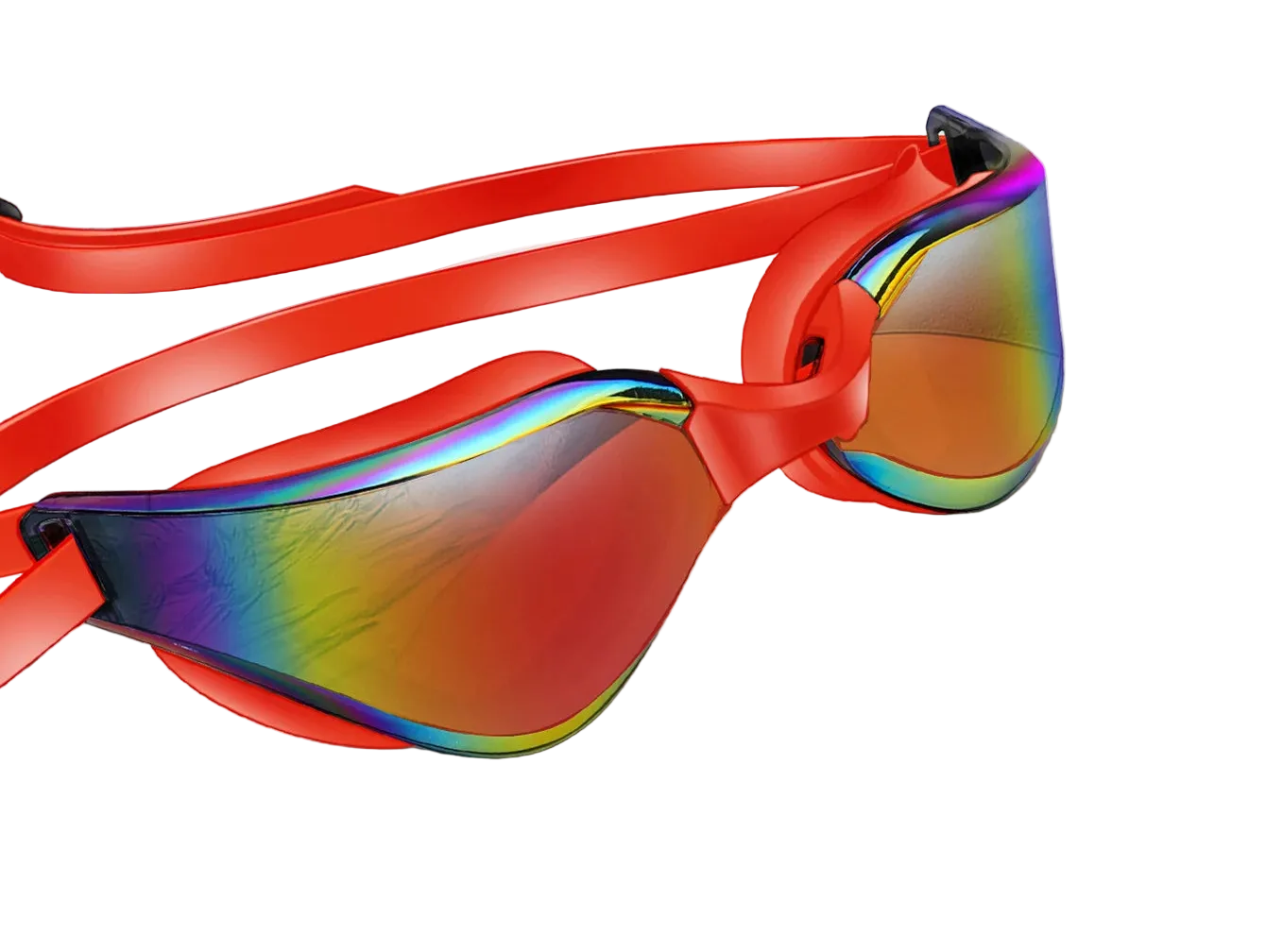 BotPov HydroScan HD Open-Water Swim Goggles — Anti-Fog UV400 Professional Eyewear