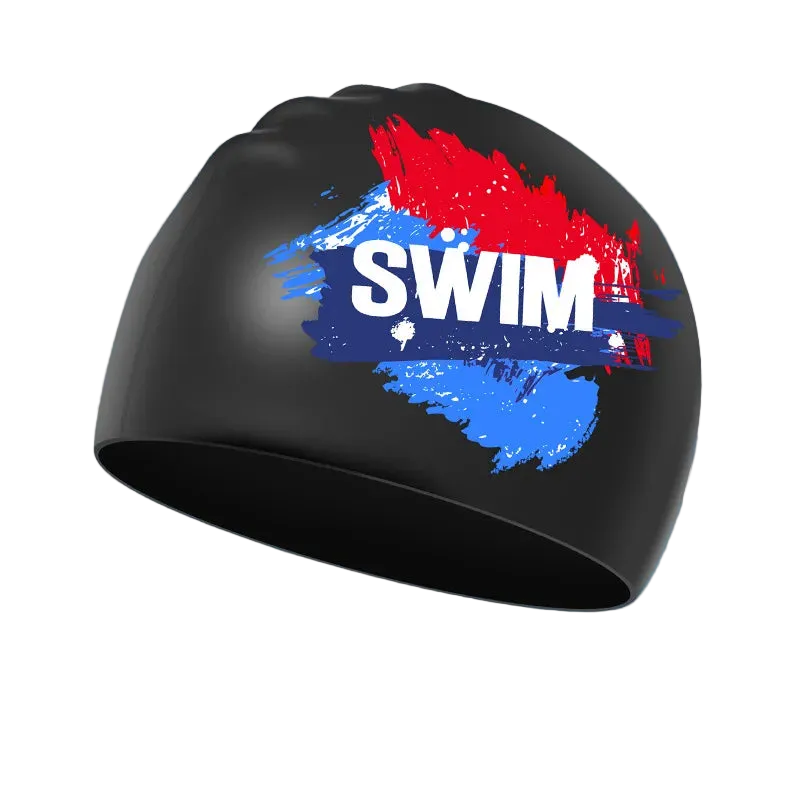 Titan Elite Swim Cap — Lightweight Waterproof Silicone Cap