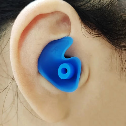 Waterproof Silicone Nose Clip And Ear Plug Set - Suitable For Swimming, Diving, And Fitness, A Must-Have For Water Activities.