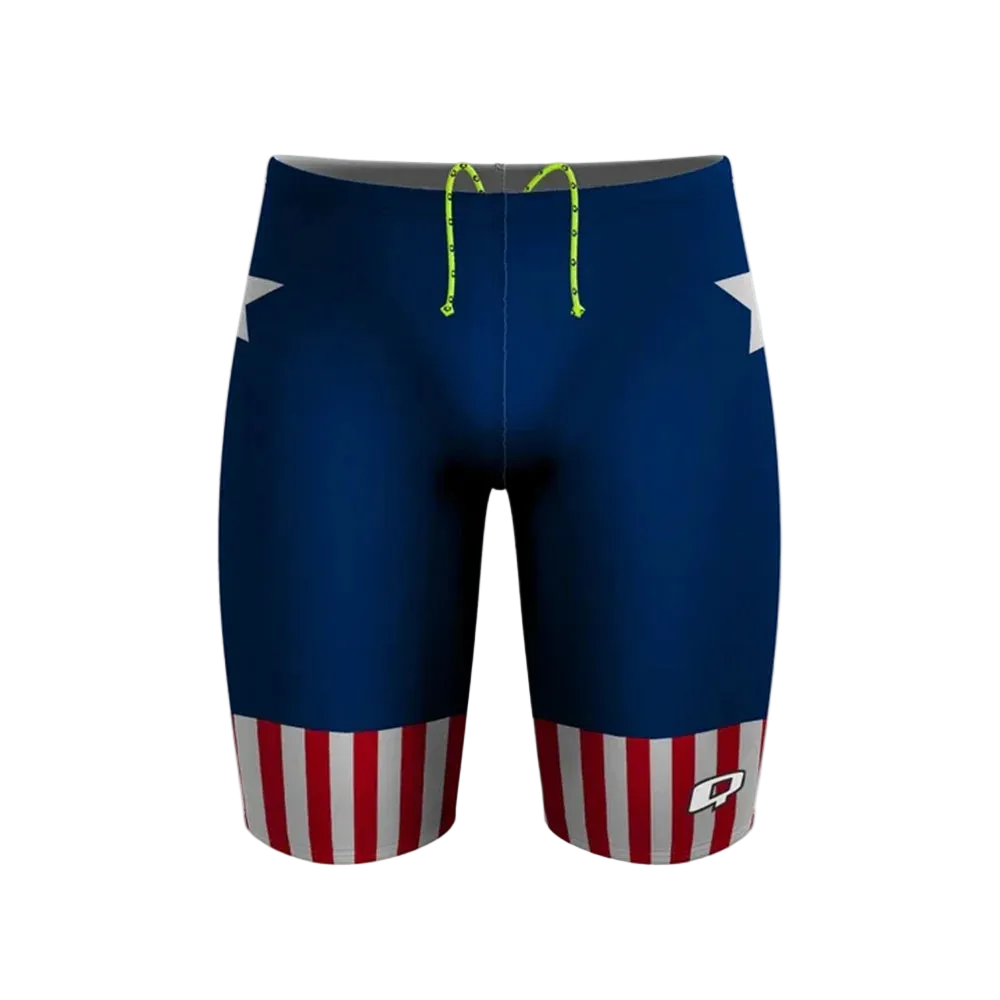Men's Performance Training Jammer — Quick Dry Chlorine Resistant