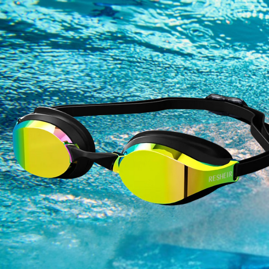Titan Pro Racing Swim Goggles — Anti-Fog HD Wide Angle