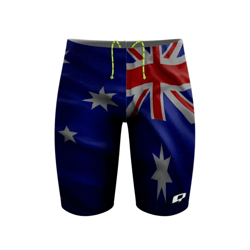 Men's Performance Training Jammer — Quick Dry Chlorine Resistant - TitanAustralian FlagS