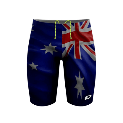 Men's Performance Training Jammer — Quick Dry Chlorine Resistant - TitanAustralian FlagS