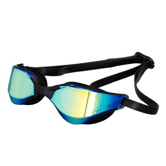 Titan HydraShield Protective Swim Goggles — Anti-Fog UV Protection - TitanBlack / Blue