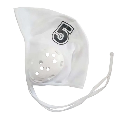 Titan HydraShield Water Polo Cap — Premium Ear Protection & Numbered Practice Hat - TitanWhite 5