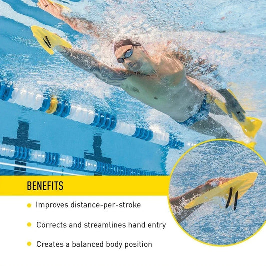 Titan Hydrodynamic Freestyler Swim Paddles - Titan