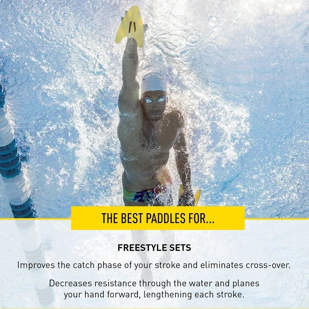 Titan Hydrodynamic Freestyler Swim Paddles - Titan