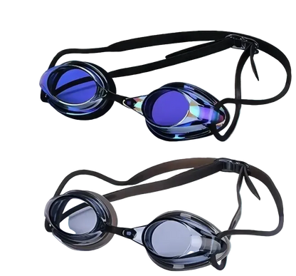 Titan Mirrored Training Goggles — UV Protection Anti-Fog - TitanBlack rose red