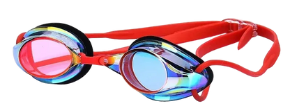 Titan Mirrored Training Goggles — UV Protection Anti-Fog - TitanRed