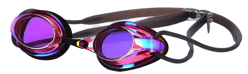 Titan Mirrored Training Goggles — UV Protection Anti-Fog - TitanBlack rose red