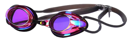 Titan Mirrored Training Goggles — UV Protection Anti-Fog - TitanBlack rose red