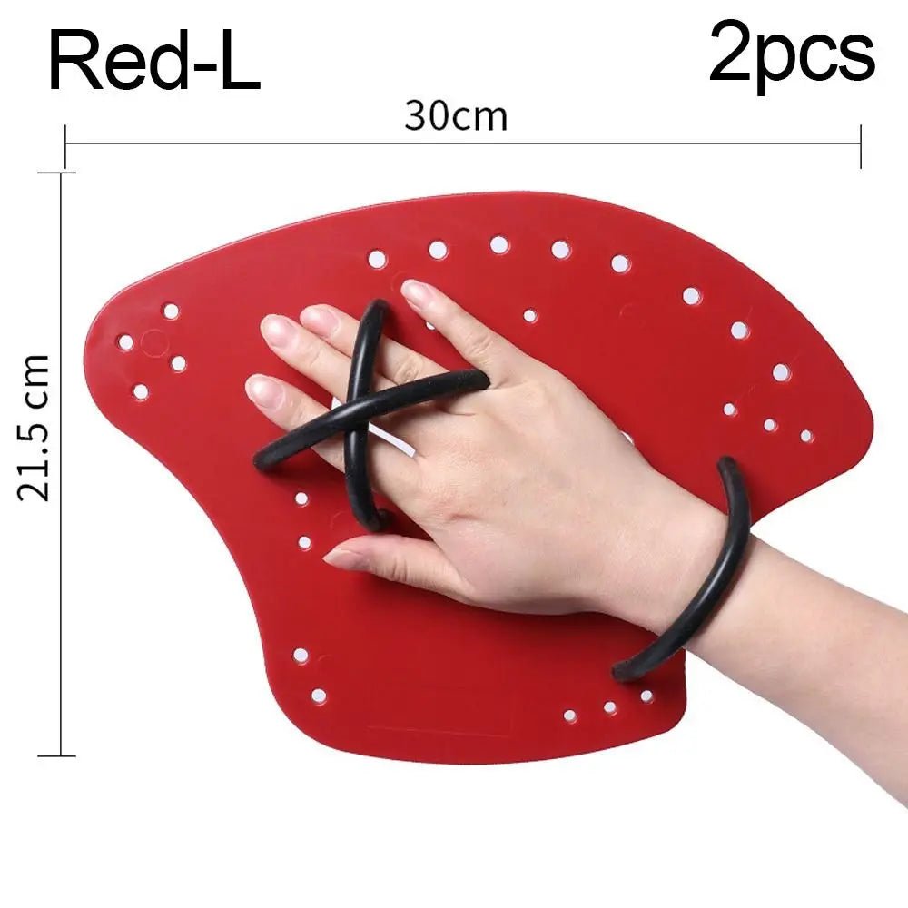 Titan PowerGlide Ergonomic Hand Paddles - Titanred-L