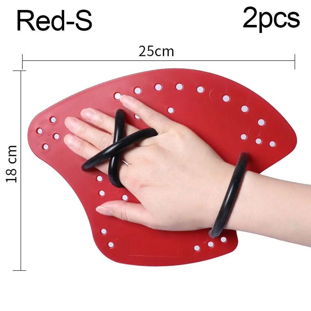 Titan PowerGlide Ergonomic Hand Paddles - Titanred-S