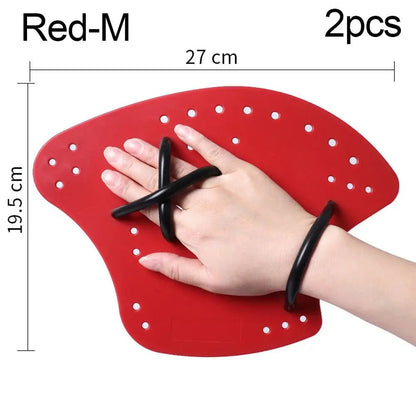 Titan PowerGlide Ergonomic Hand Paddles - Titanred-M