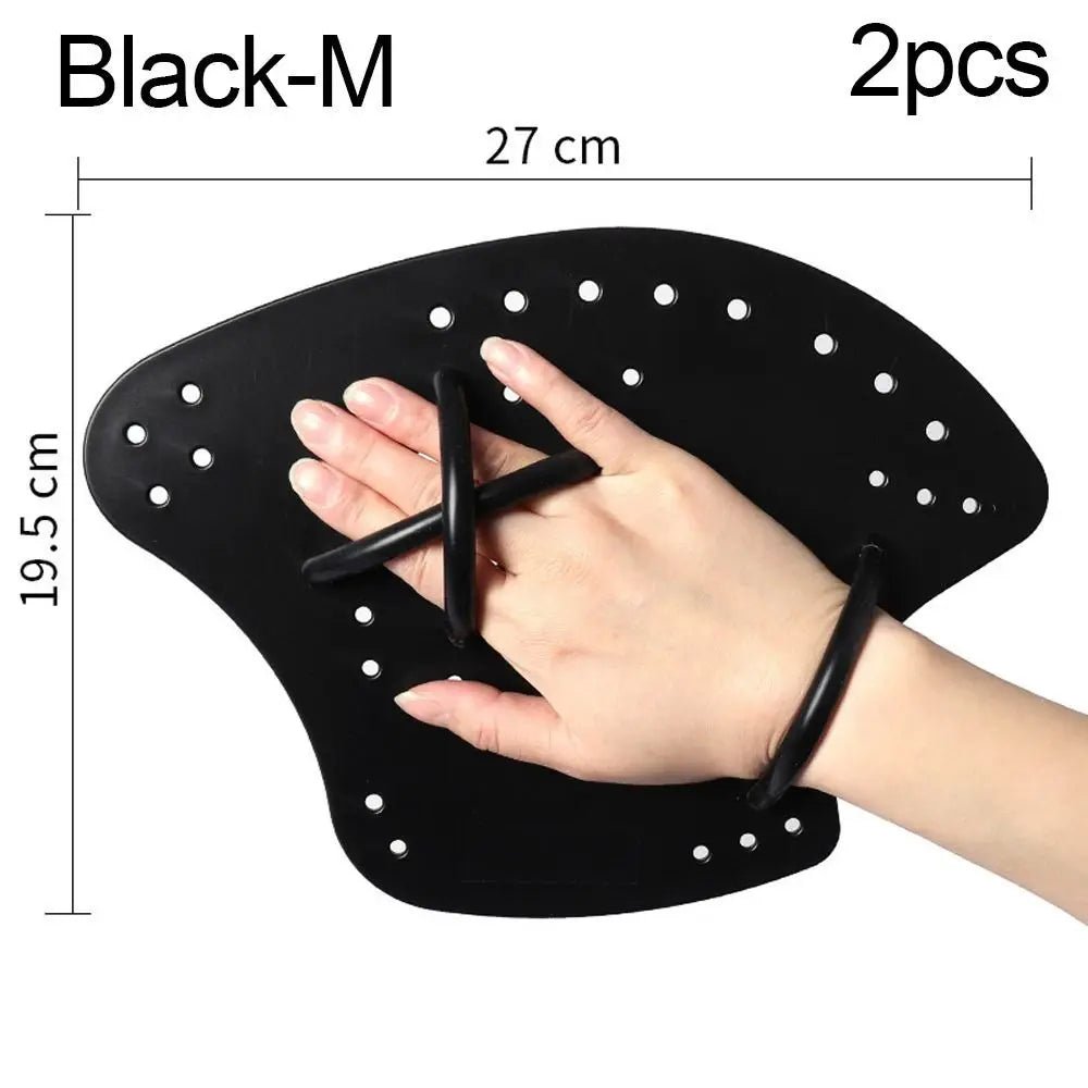 Titan PowerGlide Ergonomic Hand Paddles - Titanblack-M