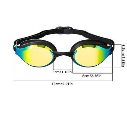 Titan Pro Racing Swim Goggles — Anti-Fog HD Wide Angle - TitanWhite / Transparent